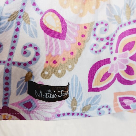 Matilda Jane, Women's Sleeveless, Tiered Top, Floral  Print, Cottage Core, Small - Picture 13 of 16